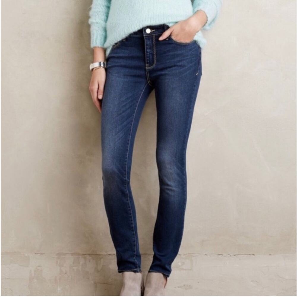 Anthropologie Pilcro and the Letterpress Serif Queen Bee Skinny Jeans Size 28 6